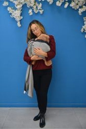 ZuBu Wrap Sling Cube Mavi Halka Sling
