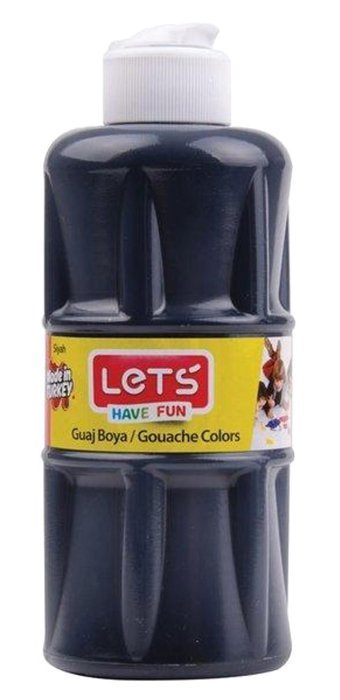 Lets L-5809 Siyah 250 ml Guaj Boya