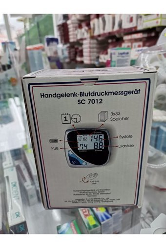 Scala Sc-7012 3 Kullanıcı 99 Ölçüm Hafızalı Dijital Bilekten Tam Otomatik Tansiyon Aleti