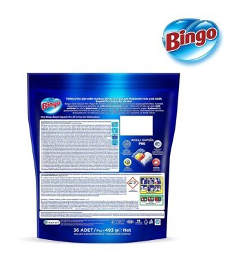 Bingo Akıllı Kapsül Pro Tablet Bulaşık Makinesi Deterjanı 36 Adet