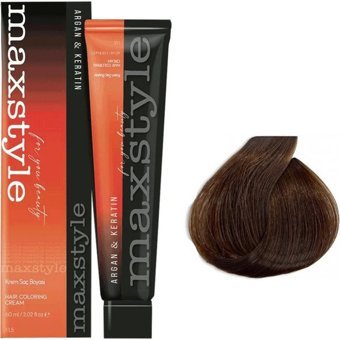Maxstyle Argan & Keratin 7.77 Kahve Köpüğü Amonyaksız Krem Saç Boyası 60 ml