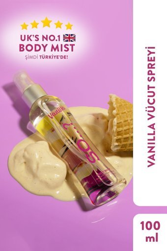 So Fragrance Vanilya Kadın Vücut Spreyi 100 ml