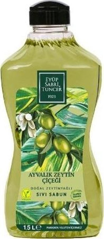 Eyüp Sabri Tuncer Ayvalık Zeytin Çiçeği Alkolsüz Vegan Parabensiz Organik Nemlendiricili 6'lı 1.5 lt Sıvı Sabun