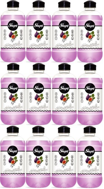 Sleepy İncirli Alkolsüz Vegan Parabensiz Organik Nemlendiricili 12'li 1.5 lt Sıvı Sabun