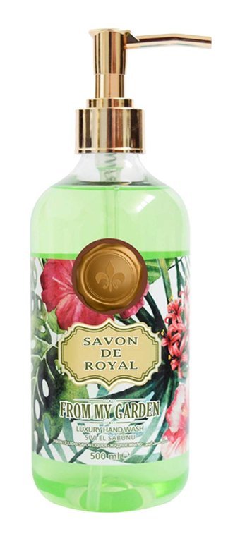 Savon De Royal Çiçek Kokulu Alkolsüz Vegan Parabensiz Organik Nemlendiricili 500 ml Sıvı Sabun