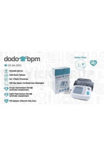 Dodo Ld-588 2 Kullanıcı 120 Ölçüm Hafızalı Dijital Koldan Tam Otomatik Tansiyon Aleti