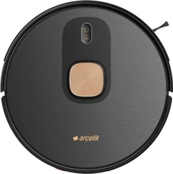 Arçelik Imperium Robo Rs 9221 Haritalı Moplu Hepa Filtreli Islak Kuru 5000 Pa Siyah Robot Süpürge