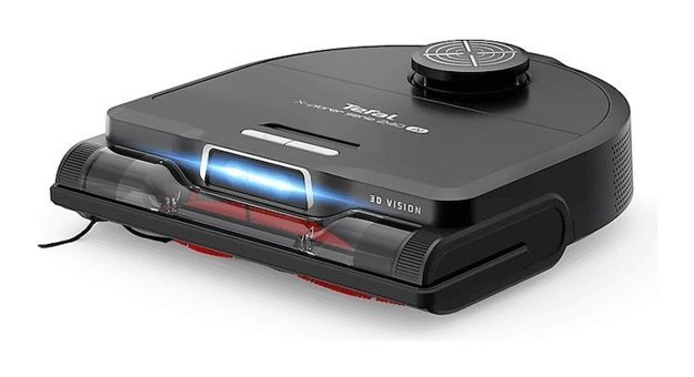 Tefal RG9675 X-Plorer Series Haritalı Çöp İstasyonlu Moplu Çift Fırçalı Islak Kuru 8000 Pa Siyah Robot Süpürge