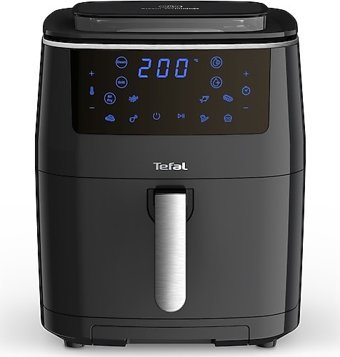 Tefal Easy Fry & Grill Steam Airfryer 6.5 lt Tek Hazneli Led Ekranlı Yağsız Fritöz Siyah