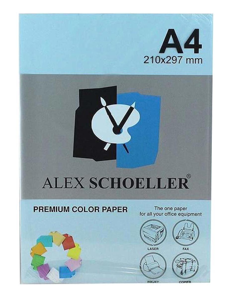 Alex Schoeller ALX 580 A4 80 gr 500 Yaprak 1 Top Mavi Fotokopi Kağıdı