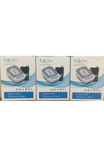 Life Net Jpd-Ha210 2 Kullanıcı 198 Ölçüm Hafızalı Konuşan Dijital Koldan Tam Otomatik Tansiyon Aleti