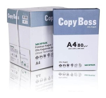 Mopak A4 80 gr 5x500 Yaprak 5 Top Beyaz Fotokopi Kağıdı