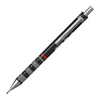 Rotring Tikky Silgili Plastik Metalik Siyah 1 mm Uçlu Versatil Kalem