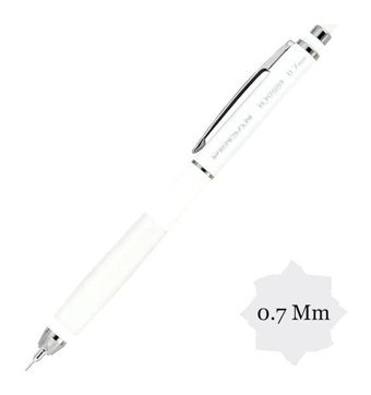 Pensan IQ Plus Silgili Plastik Metalik Beyaz 0.7 mm Uçlu Versatil Kalem