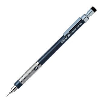 Pentel Graphlet Pg505 Silgili Metal Metalik Lacivert 0.5 mm Uçlu Versatil Kalem