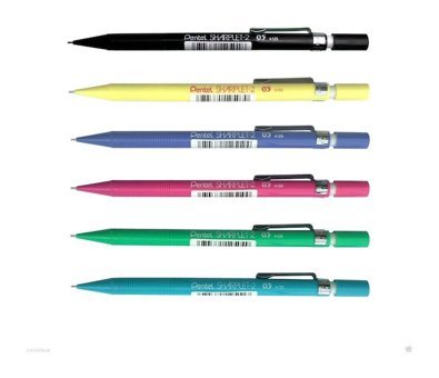 Pentel Sharplet-2 Silgili Plastik Neon Pembe 0.5 mm Uçlu Versatil Kalem