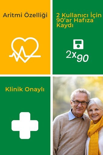 Medisana 23215 2 Kullanıcı 180 Ölçüm Hafızalı Dijital Koldan Yarı Otomatik Tansiyon Aleti