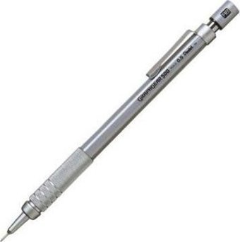 Pentel Graphgear 500 Silgili Metal Metalik Gri 0.5 mm Uçlu Versatil Kalem