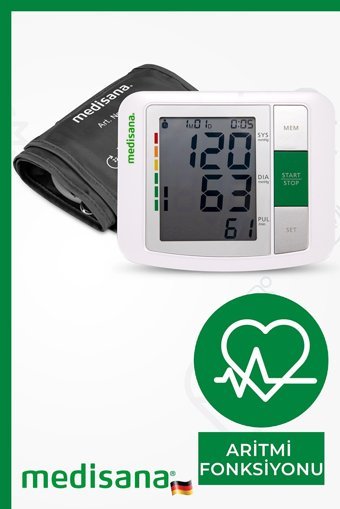 Medisana 23215 2 Kullanıcı 180 Ölçüm Hafızalı Dijital Koldan Yarı Otomatik Tansiyon Aleti