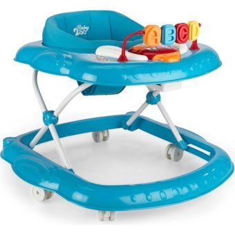 Baby2go Harfli 6 Tekerlekli 3 Kademeli Oyuncaklı Örümcek Yürüteç Mavi