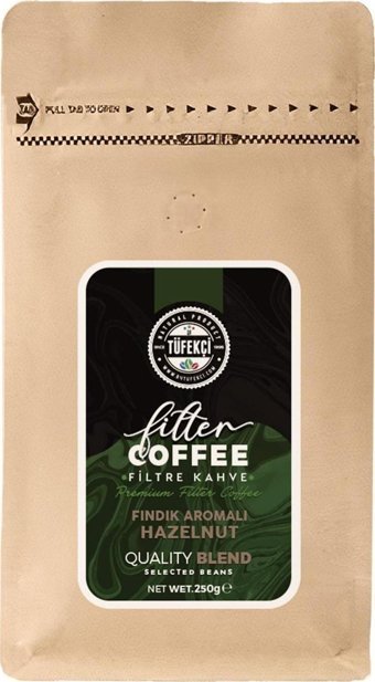 By Tüfekçi Fındık Aromalı Arabica Öğütülmüş Filtre Kahve 250 gr