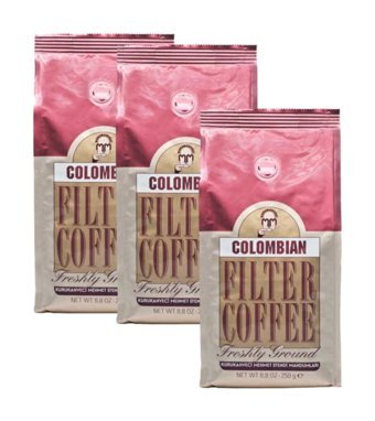 Mehmet Efendi Sade Kolombiya Arabica Öğütülmüş Filtre Kahve 3x250 gr