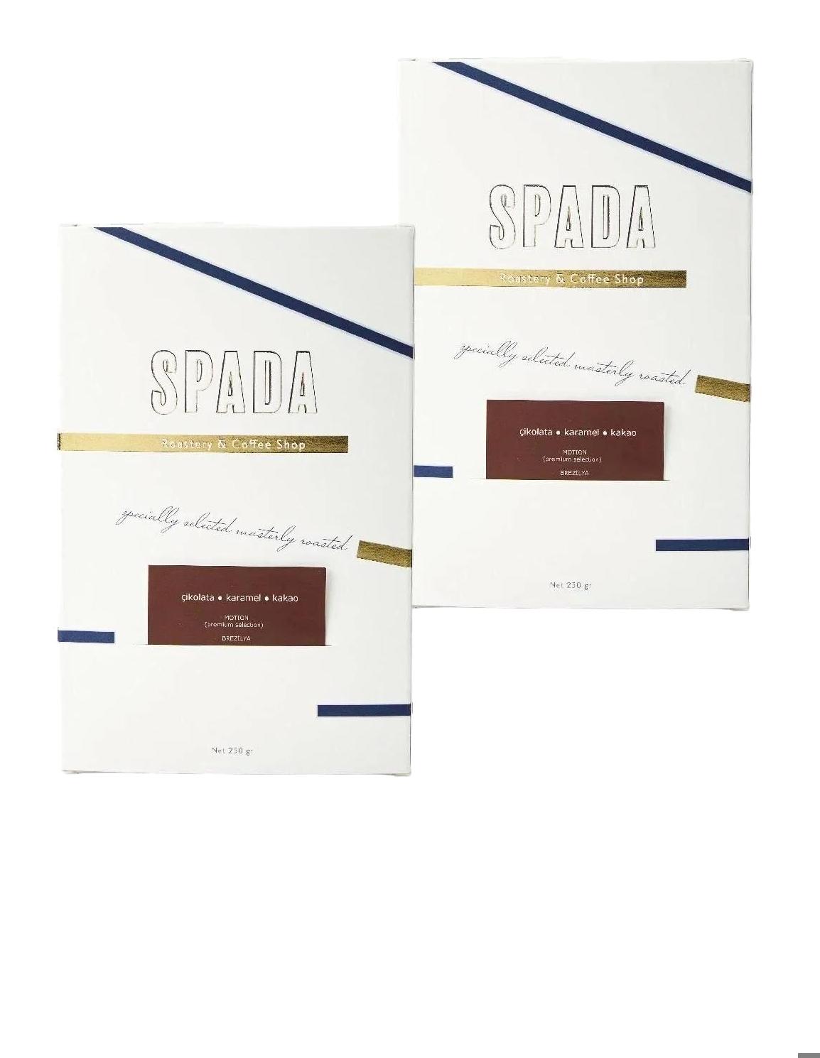 Spada Natural Kakao Aromalı Brezilya Arabica Öğütülmüş Filtre Kahve 2x250 gr