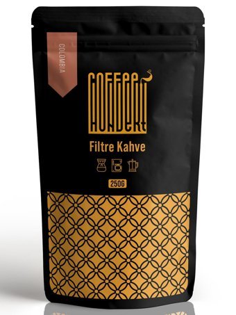 Coffee Hundert Kolombiya Arabica Çekirdek Filtre Kahve 250 gr