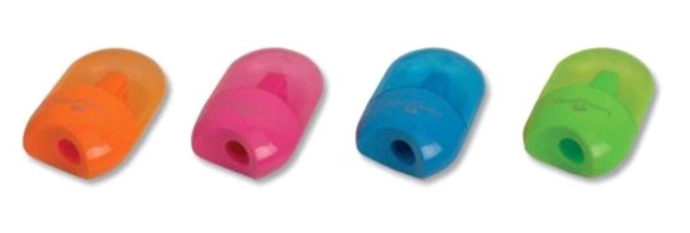 Faber-Castell Mini Apple Manuel Plastik Kalemtıraş Beyaz