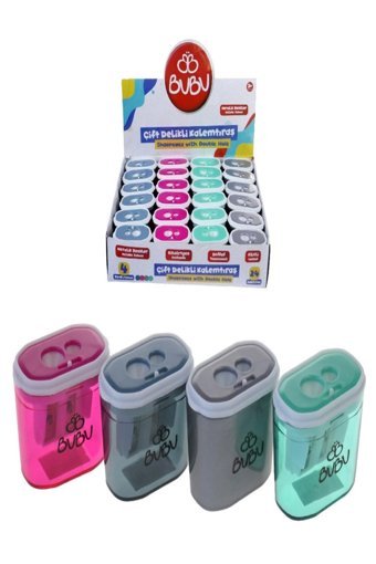 Bubu K-T0010 Manuel Plastik Kalemtıraş Bej