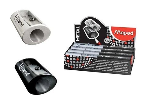Maped Manuel Metal Kalemtıraş Mavi 32 Adet