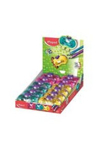 Maped Croc Croc Twist Manuel Plastik Kalemtıraş Kırmızı 12 Adet
