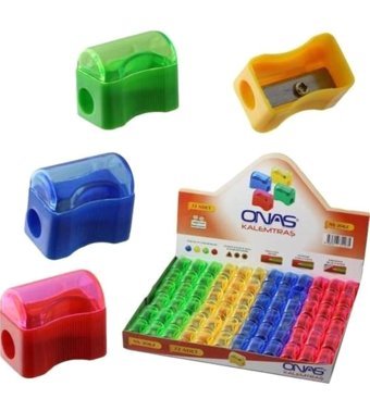 Onas Manuel Plastik Kalemtıraş Mor 6 Adet