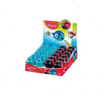 Maped Croc Croc Easy Manuel Plastik Kalemtıraş Kahverengi 24 Adet