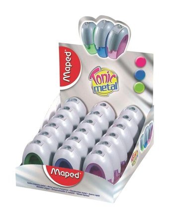 Maped Tonik Manuel Metal-Plastik Kalemtıraş 18 Adet
