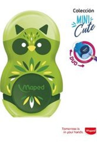 Maped Mini Cute Manuel Plastik Kalemtıraş + Silgi