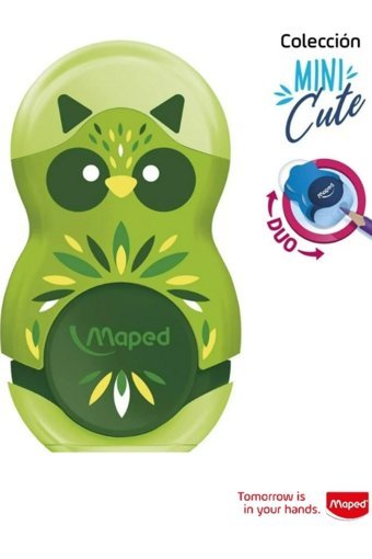 Maped Mini Cute Manuel Plastik Kalemtıraş + Silgi