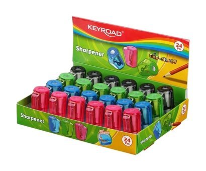 Keyroad KR-972058 Manuel Plastik Kalemtıraş 24 Adet