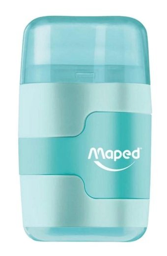 Maped 049231 Mini Cute Silgili Manuel Plastik Kalemtıraş Sarı 20 Adet