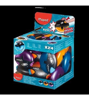 Maped 503700 Galatic Manuel Plastik Kalemtıraş 24 Adet