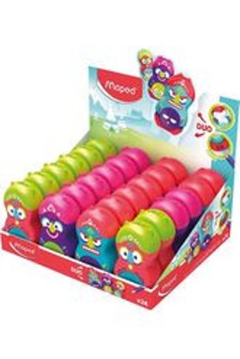 Maped 049131 Silgili Manuel Plastik Kalemtıraş Pembe