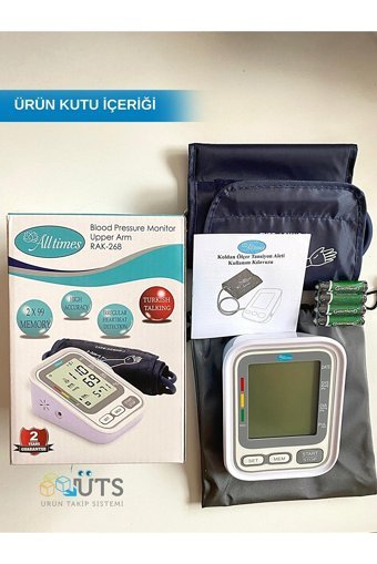 Alltimes Rak-268 2 Kullanıcı 198 Ölçüm Hafızalı Konuşan Dijital Koldan Tam Otomatik Tansiyon Aleti