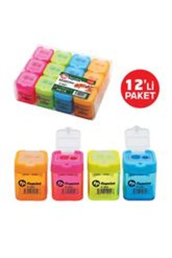Fixpoint P-2241 Manuel Plastik Kalemtıraş Turuncu 12 Adet