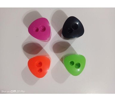 Mikro Manuel Plastik Kalemtıraş Bej 2 Adet