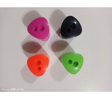 Mikro Manuel Plastik Kalemtıraş Bej 2 Adet