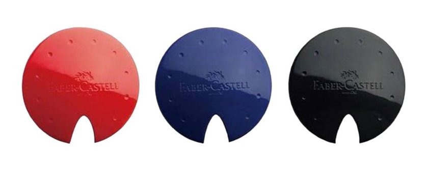 Faber-Castell Ufo Manuel Plastik Kalemtıraş Pembe 3 Adet
