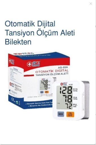 Activex Artimed As-55A 1 Kullanıcı 60 Ölçüm Hafızalı Konuşan Dijital Bilekten Tam Otomatik Tansiyon Aleti