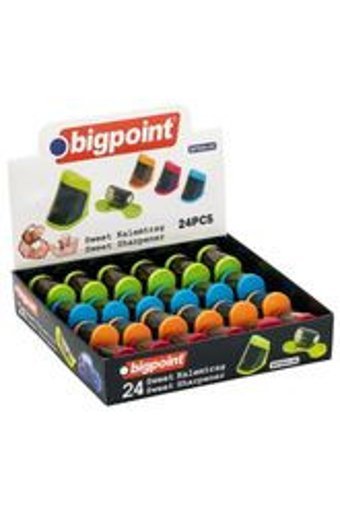 Bigpoint Sweet Manuel Plastik Kalemtıraş Turuncu 24 Adet