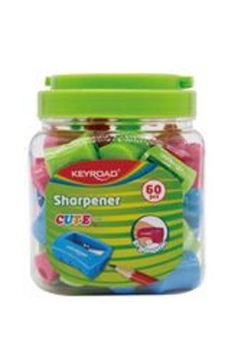 Keyroad Cute Manuel Plastik Kalemtıraş Pembe 60 Adet