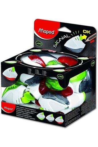 Maped Signal Manuel Plastik Kalemtıraş Mavi 30 Adet